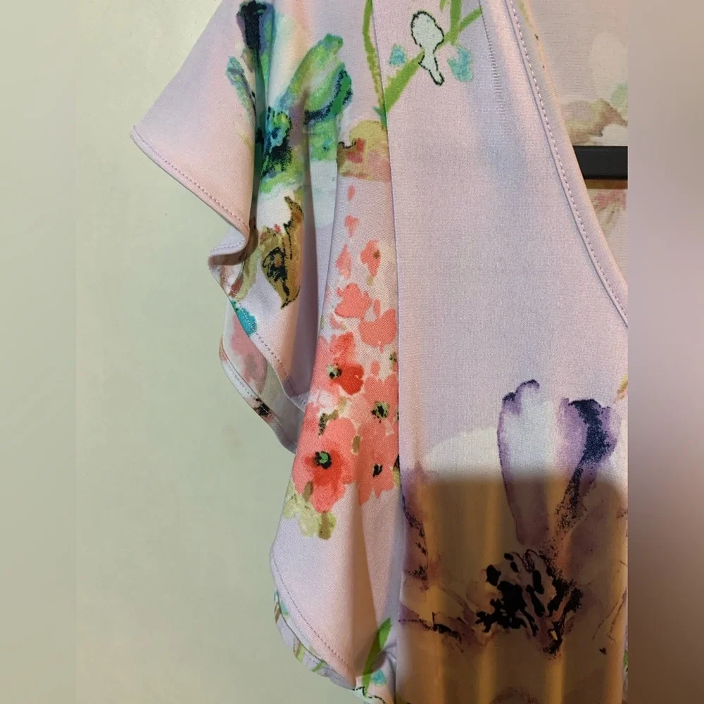 The Limited Pastel Floral Midi Dress - Picture 3 of 5